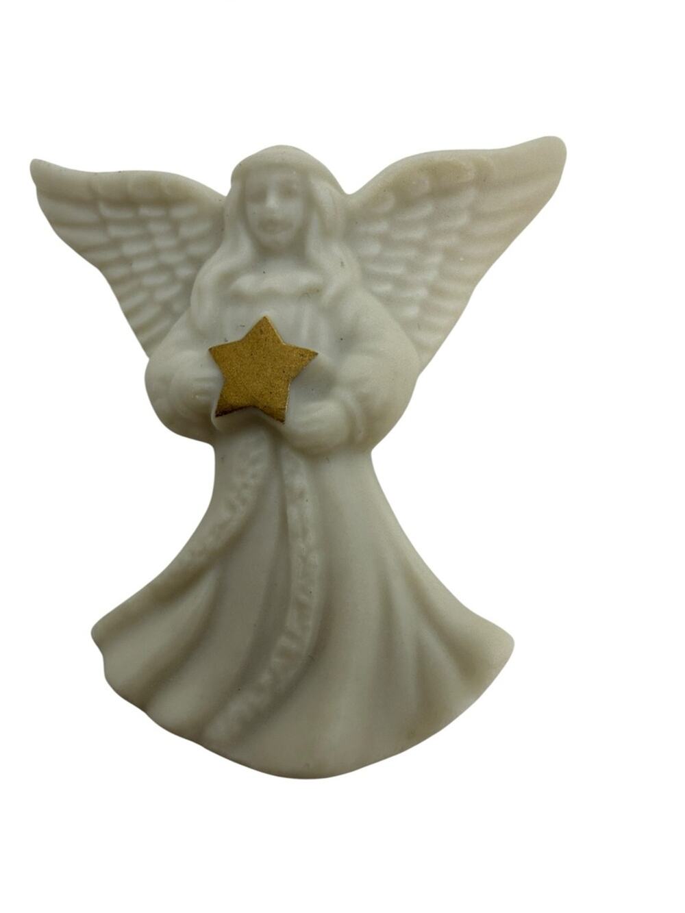 Vintage Lenox Porcelain Christmas Angel Brooch Pin